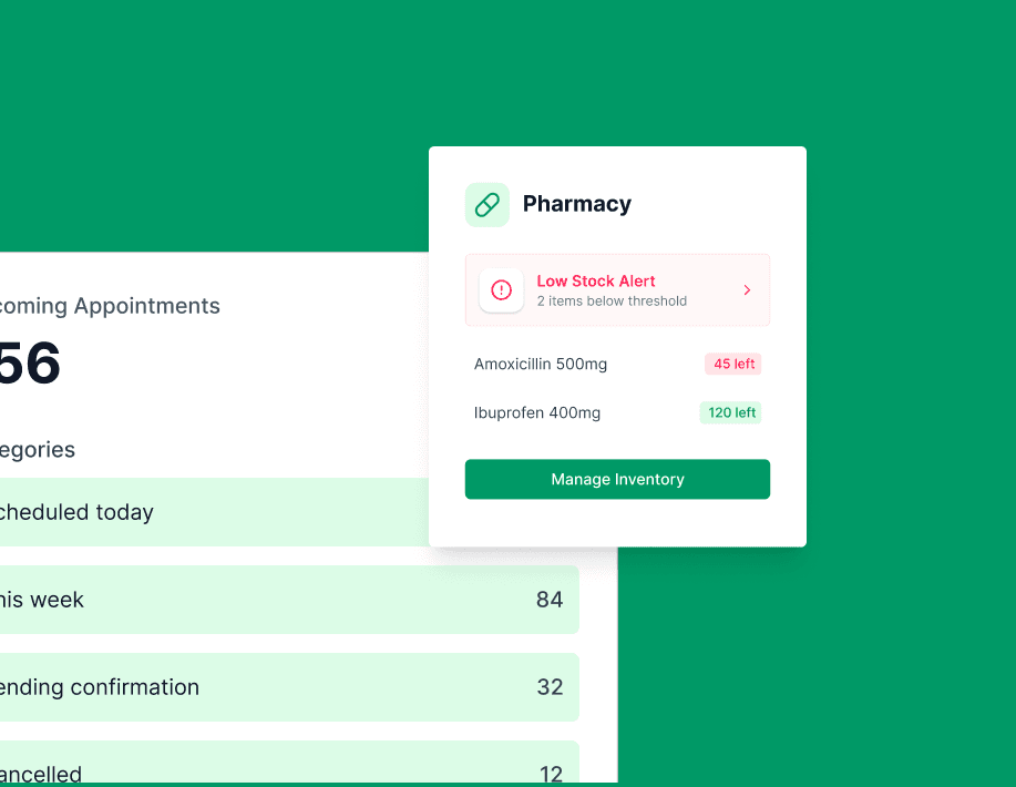 Pharmacy - Medicines, inventory, and sales